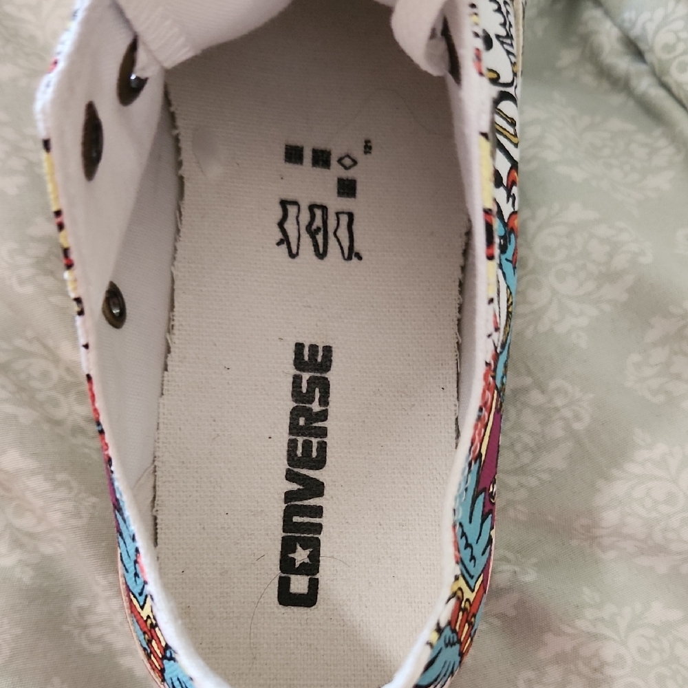 Converse Unisex Colorful Graphic Men 6, Women 8 - Picture 3 of 6